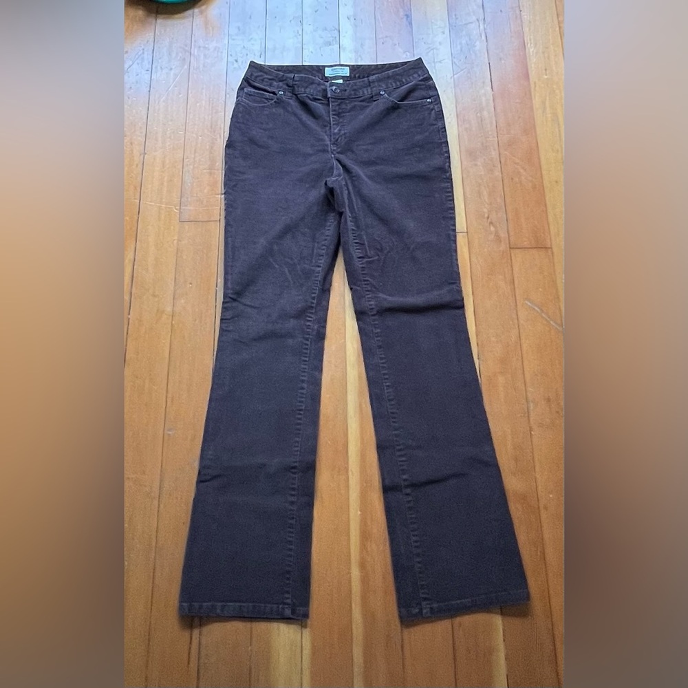 St. John's Bay Chocolate Brown Corduroy Pants
